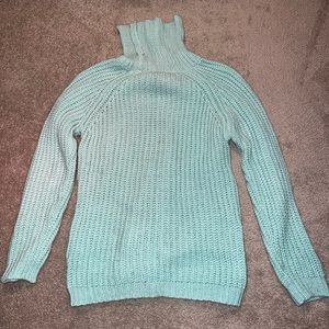 Light blue turtle neck sweater